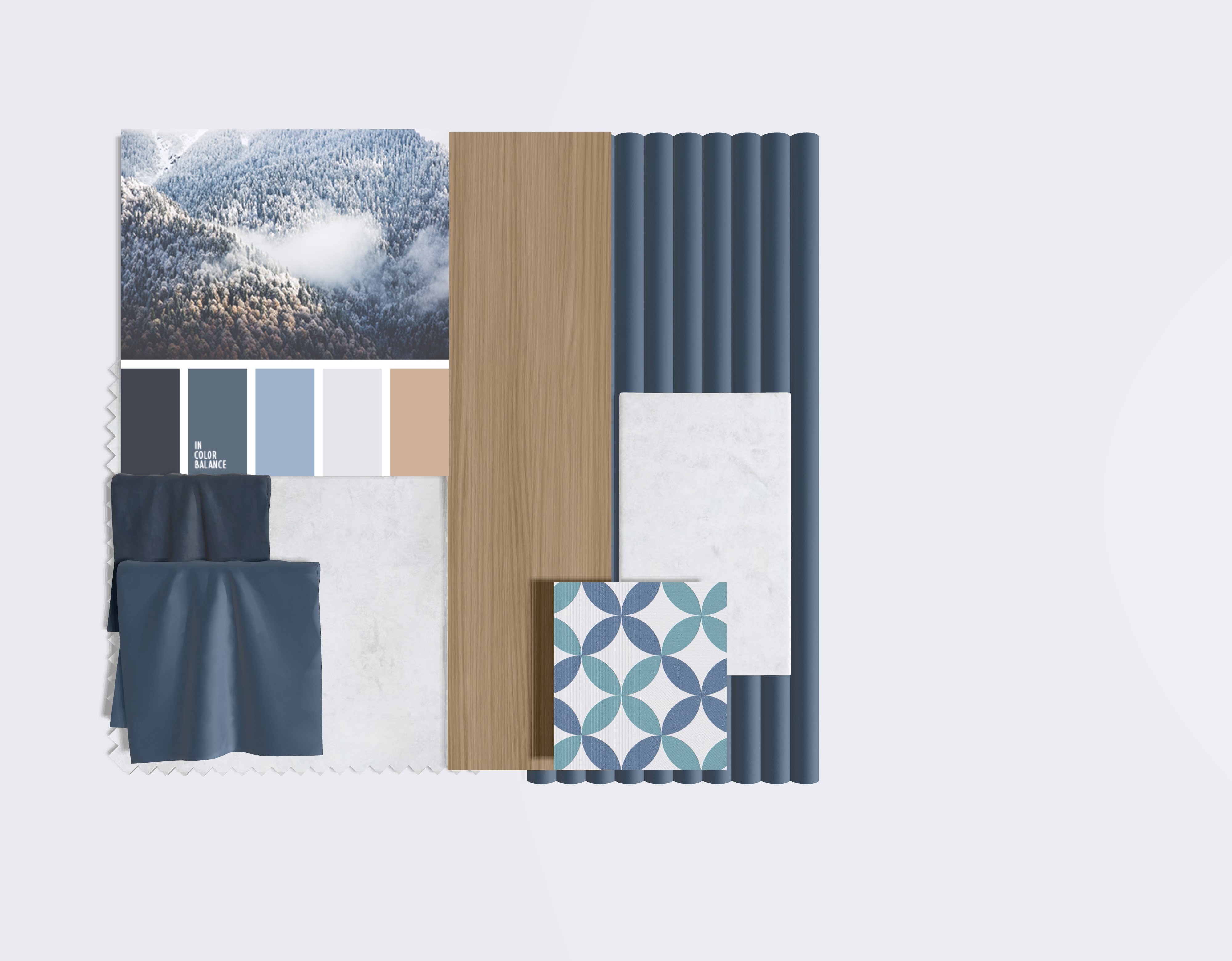 Основная палитра эскизного проекта